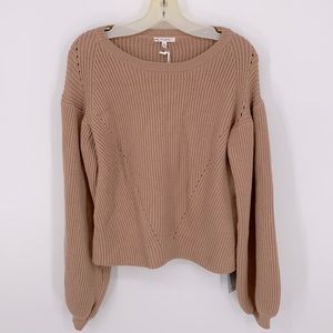 Maisie Chunky Knit Sweater NWT Size Large